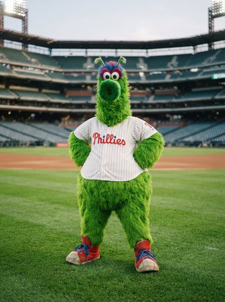 Phillie Phanatic costume