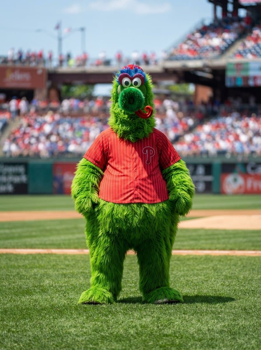 Philly Phanatic costume — example look