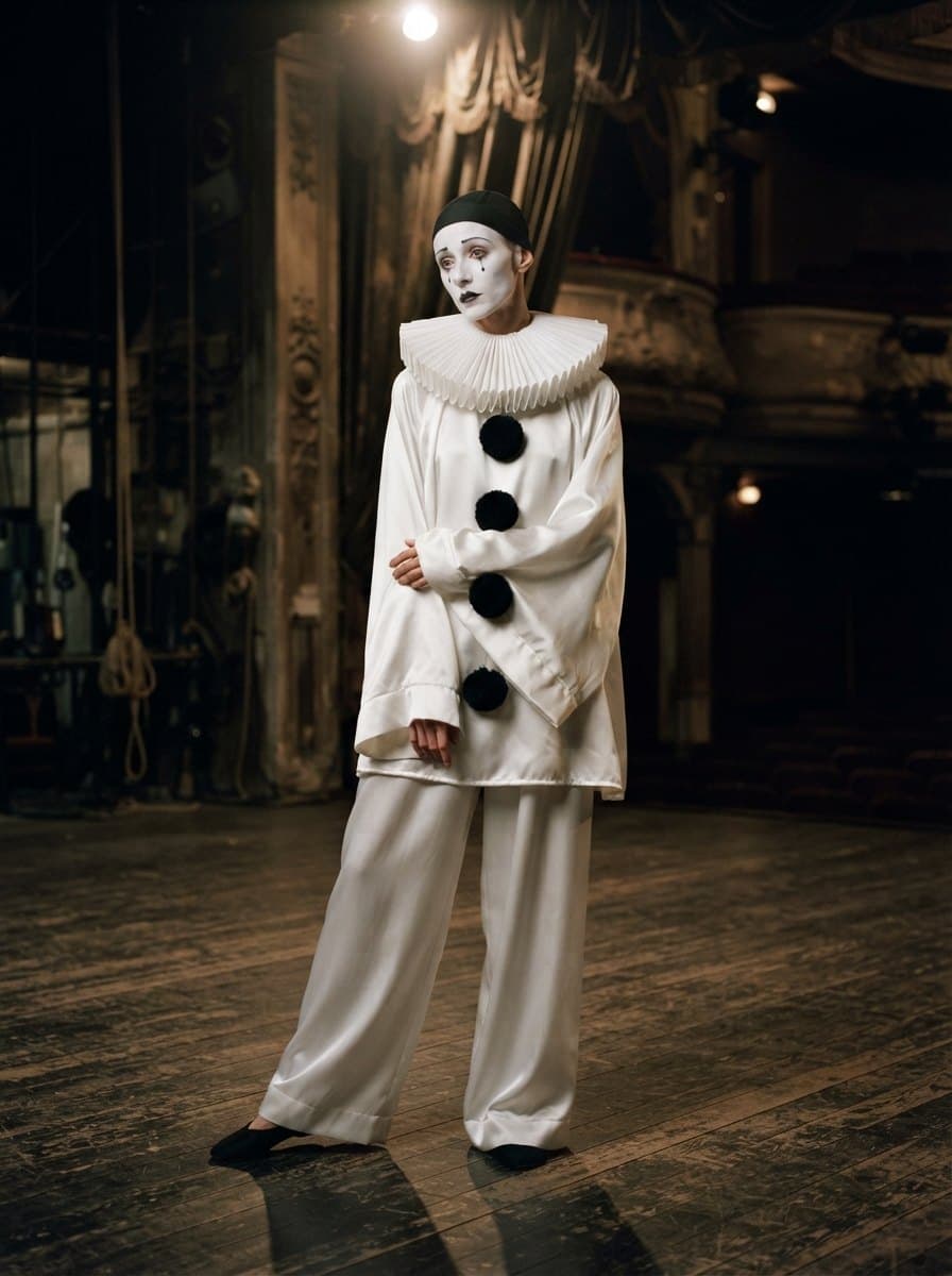 Pierrot Clown costume