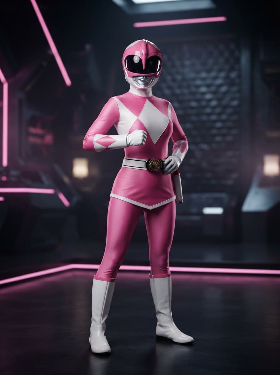 Pink Power Ranger costume