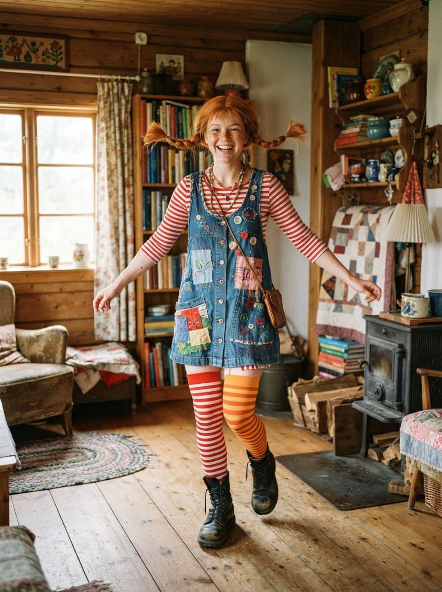 Pippi Longstocking costume