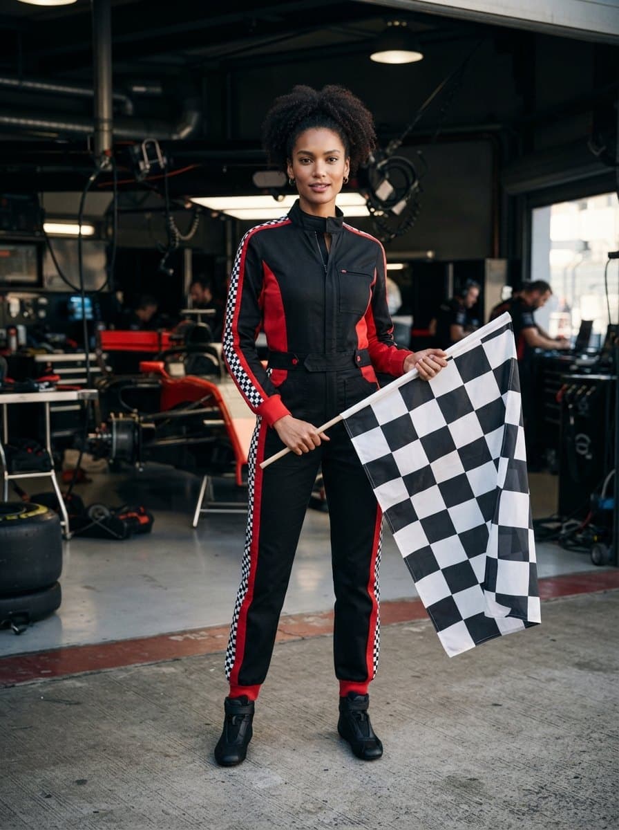Pit Crew costume — example look