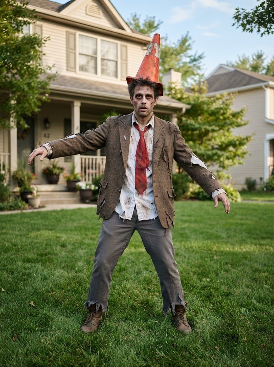 Plants vs. Zombies costume