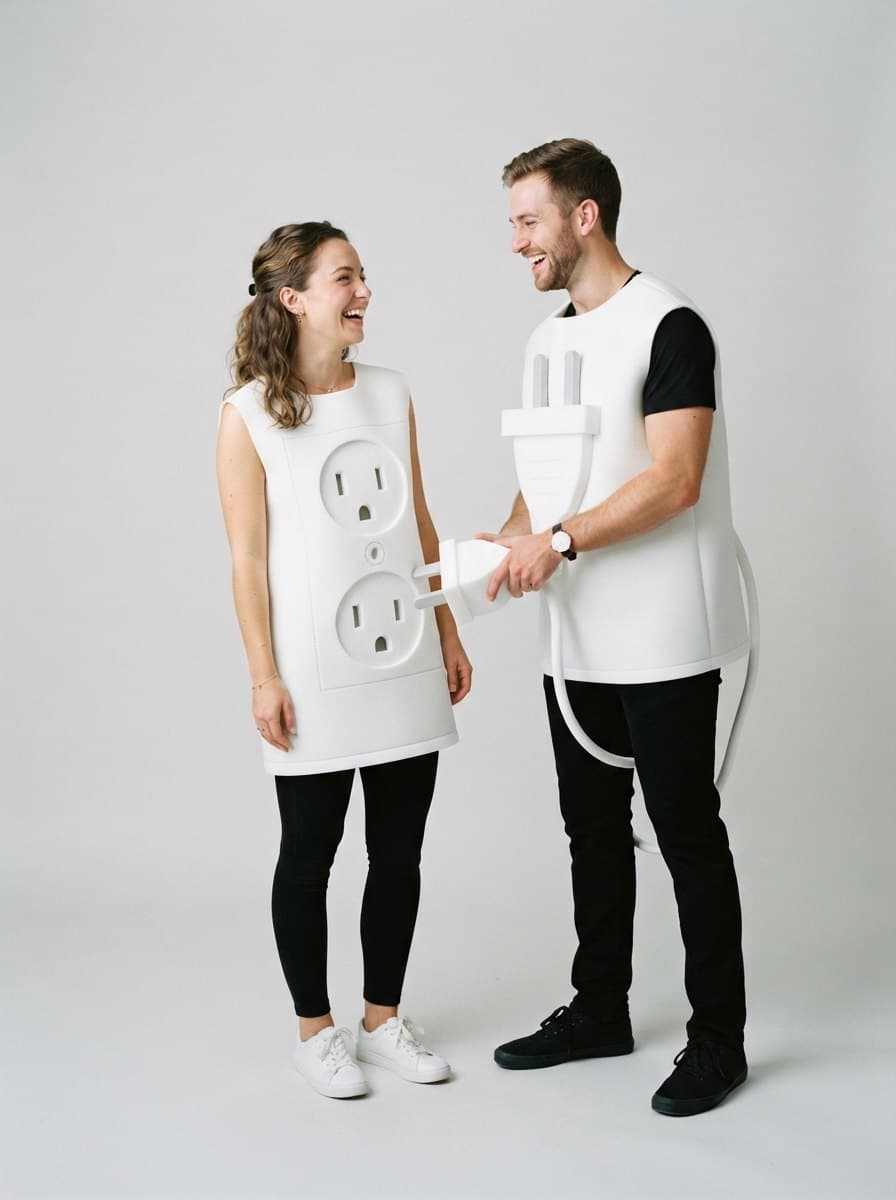 Plug and Socket costume — example look
