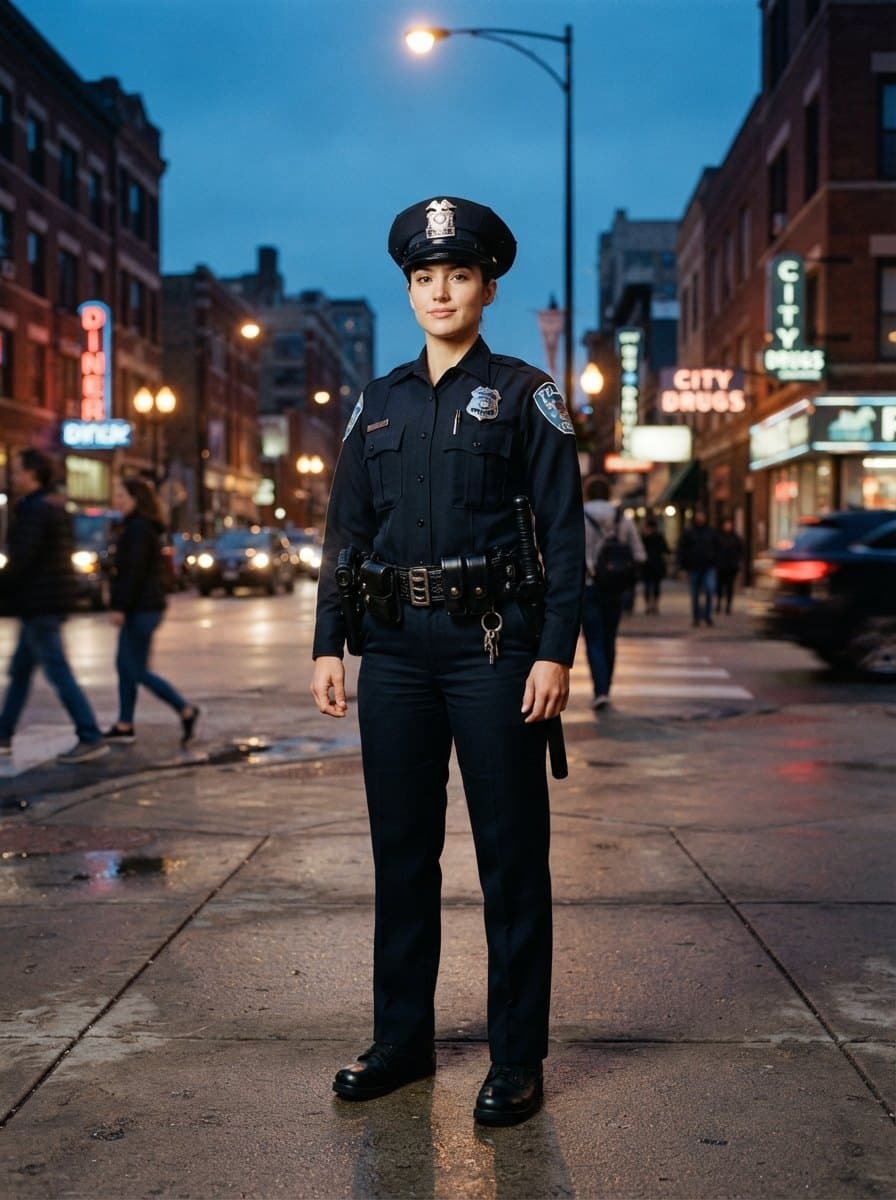 Policewoman costume