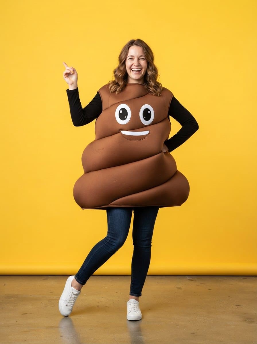 Poop Emoji costume