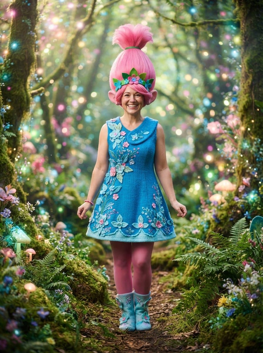 Poppy costume — example look