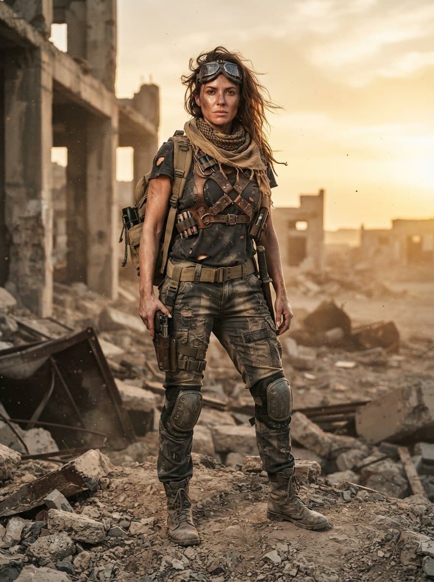 Post-Apocalyptic costume — example look