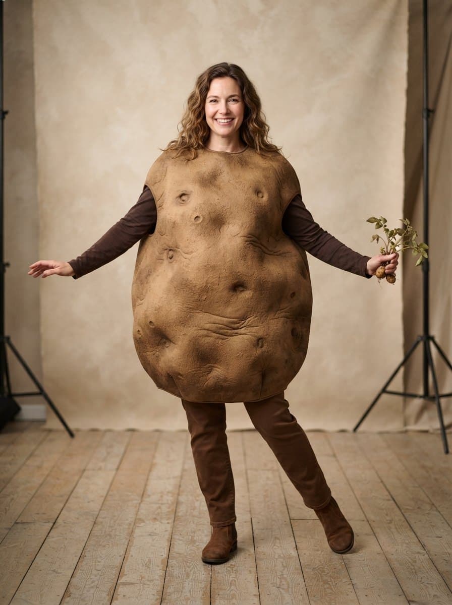 Potato costume — example look