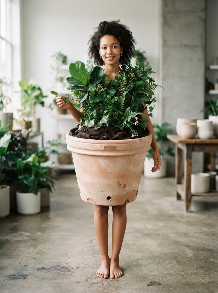 Potted Plant costume — example look