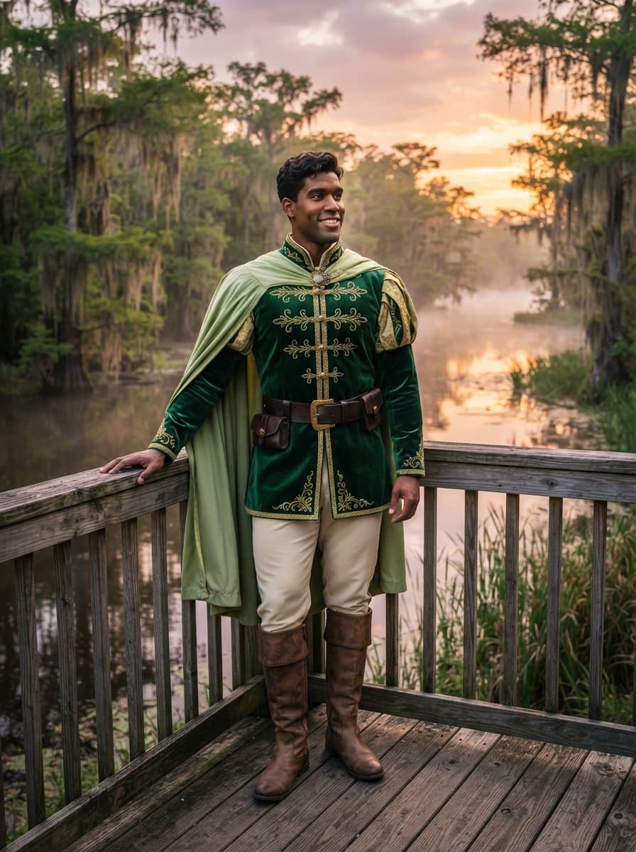 Prince Naveen costume — example look