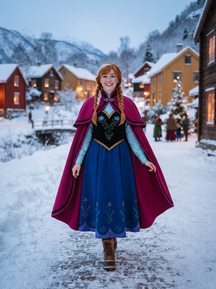 Princess Anna costume — example look