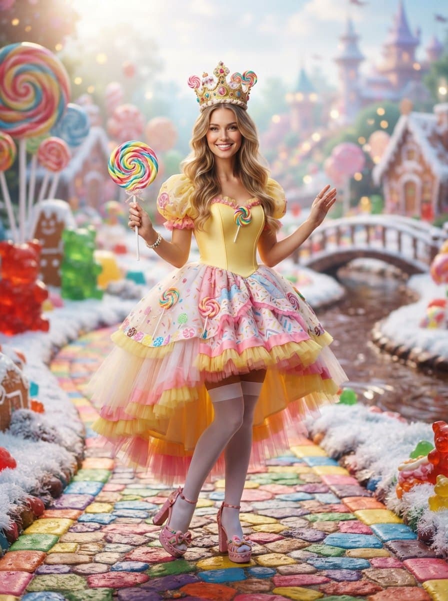 Princess Lolly costume — example look
