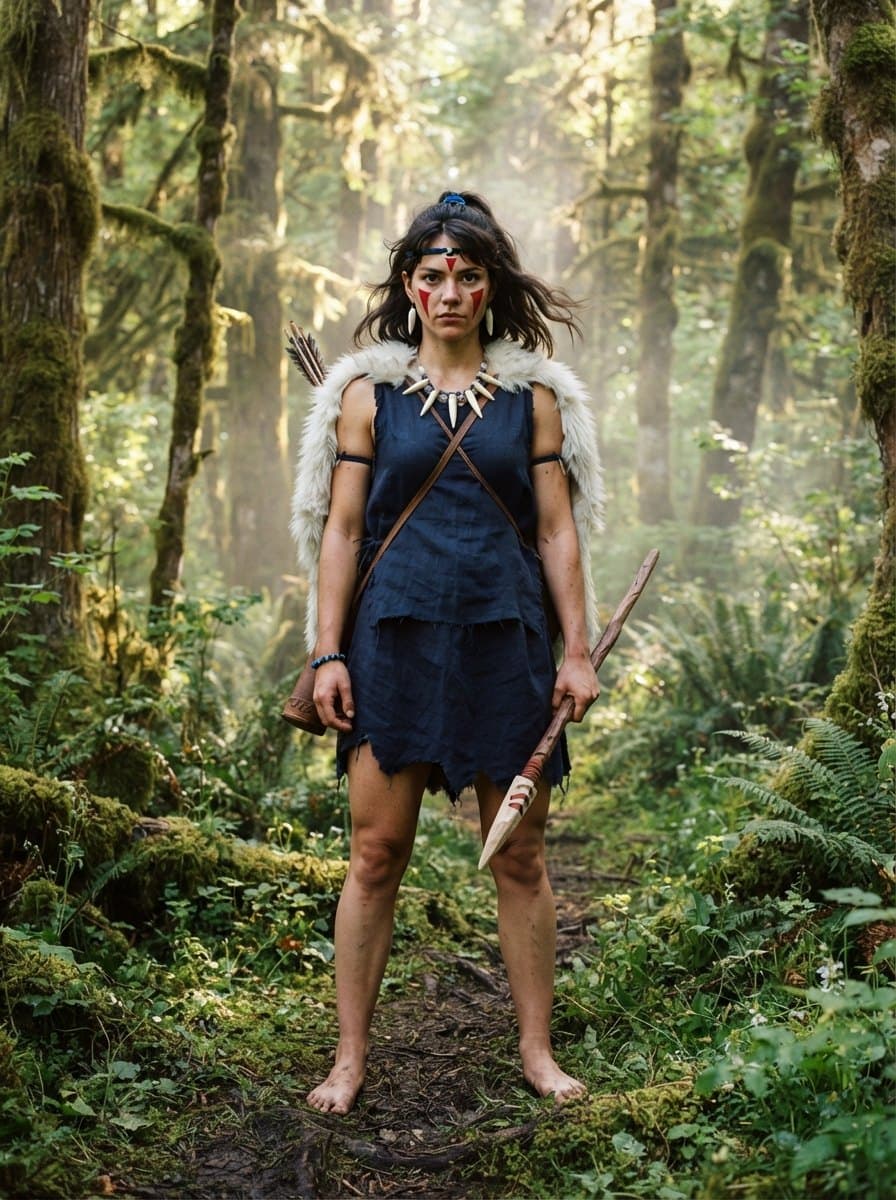 Princess Mononoke costume — example look