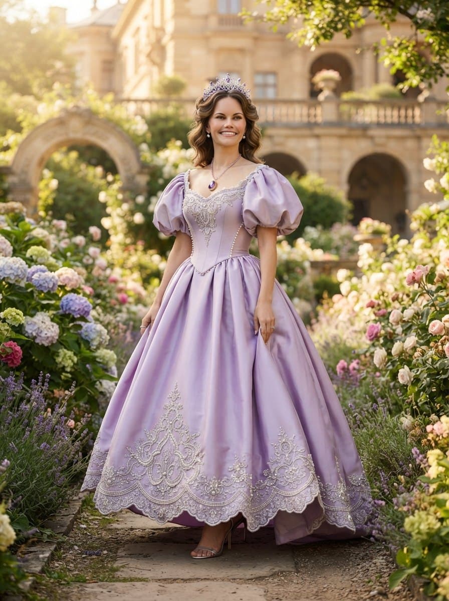 Princess Sofia costume — example look
