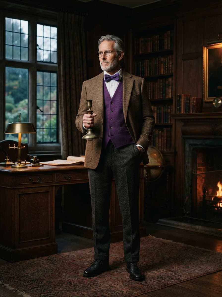 Professor Plum costume — example look