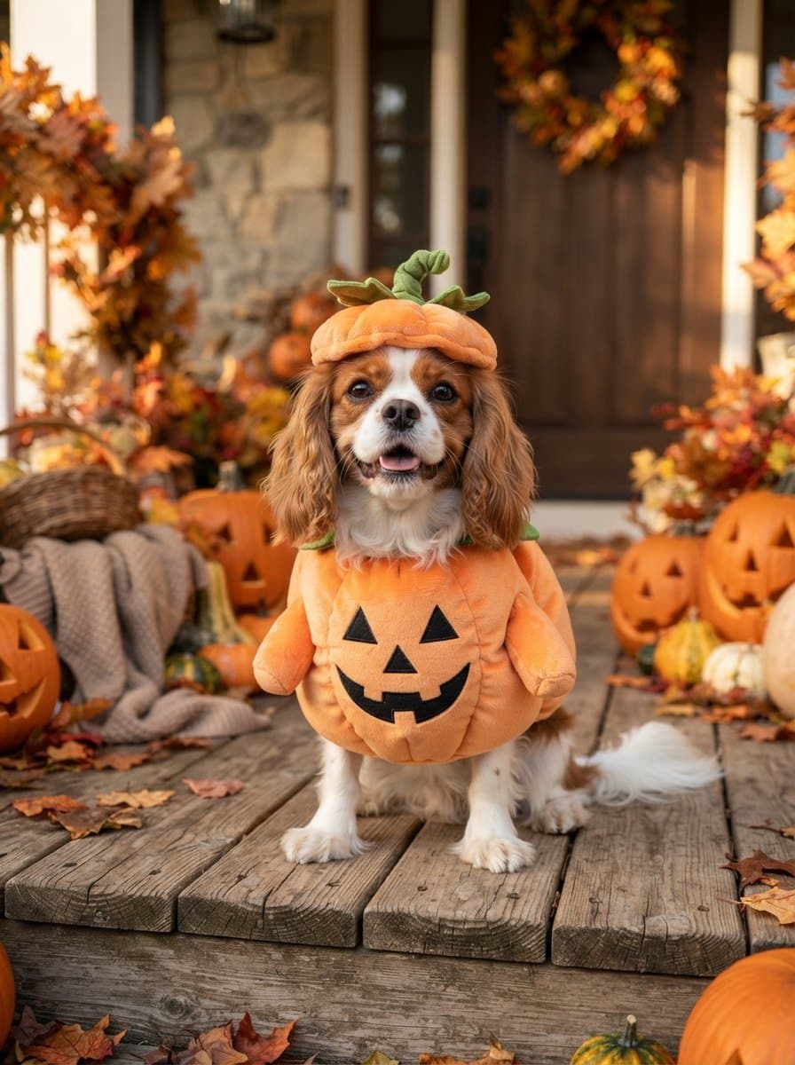 Pumpkin Dog Costumes costume