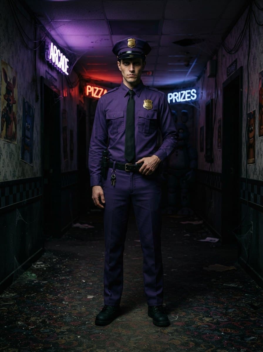 Purple Guy costume — example look