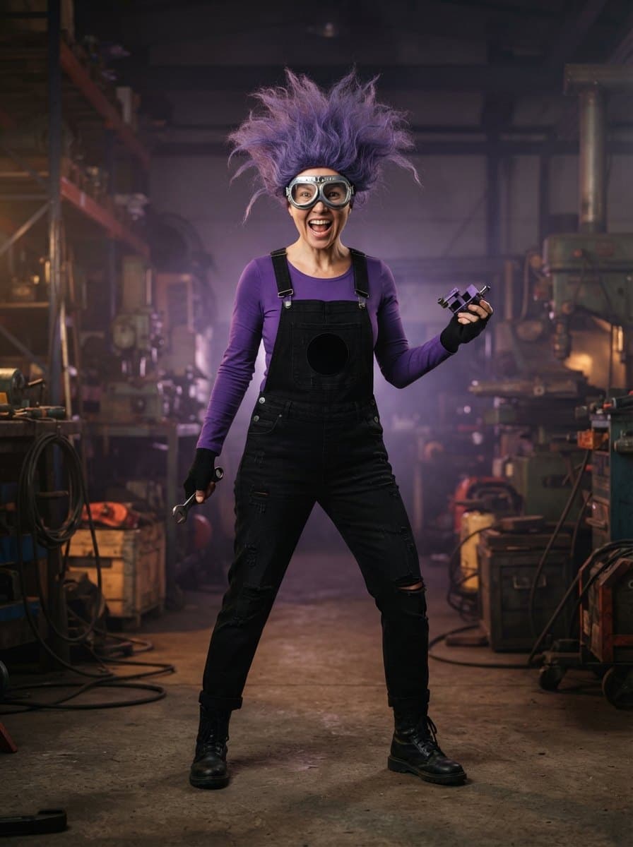 Purple Minion costume