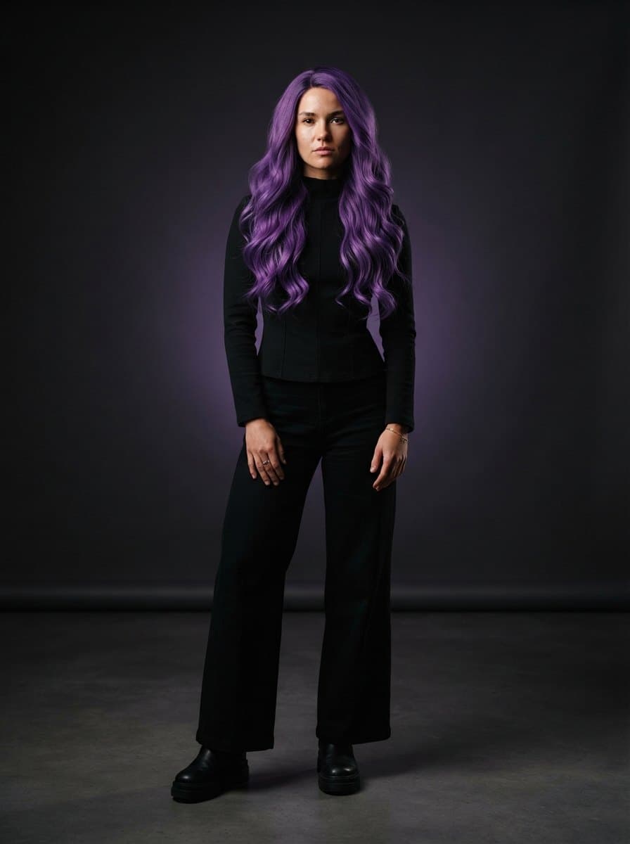 Purple Wig Costumes costume — example look