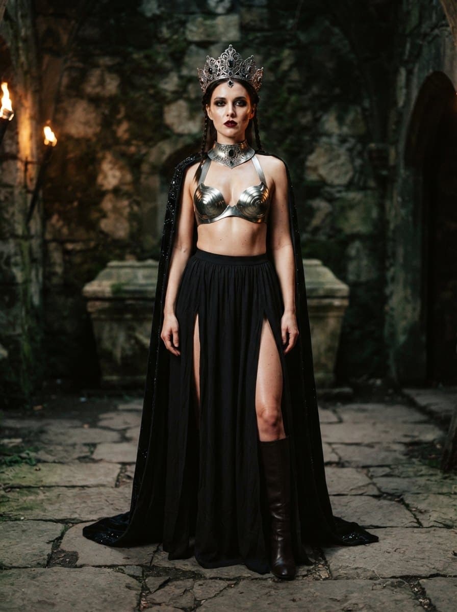 Queen Akasha costume — example look