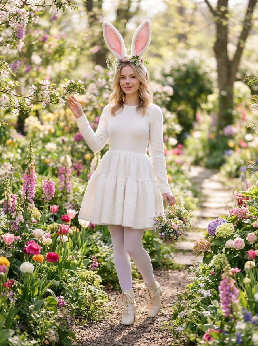 Rabbit costume — example look