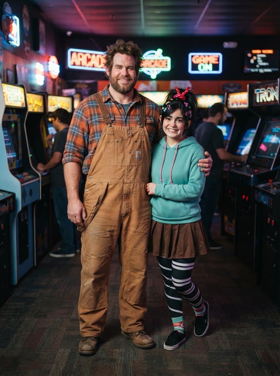 Ralph and Vanellope costume