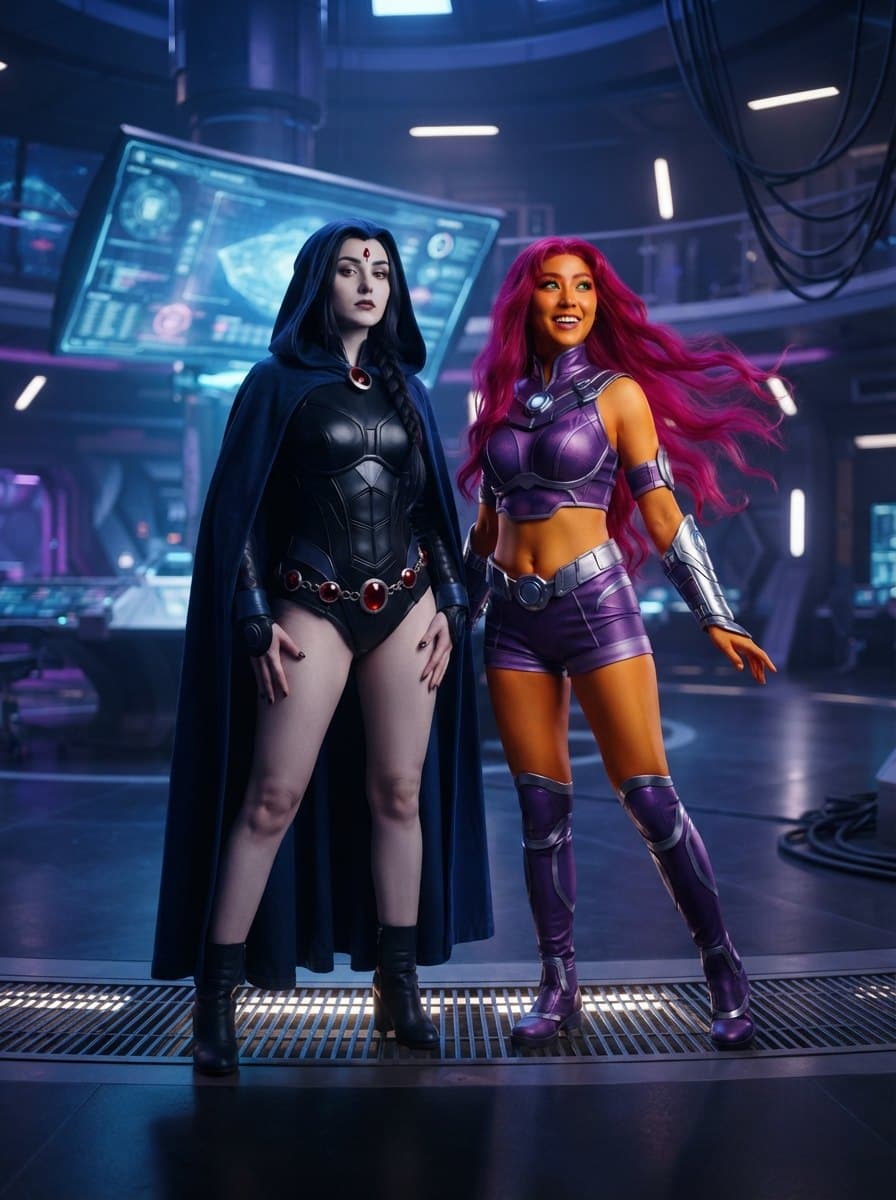 Raven and Starfire costume