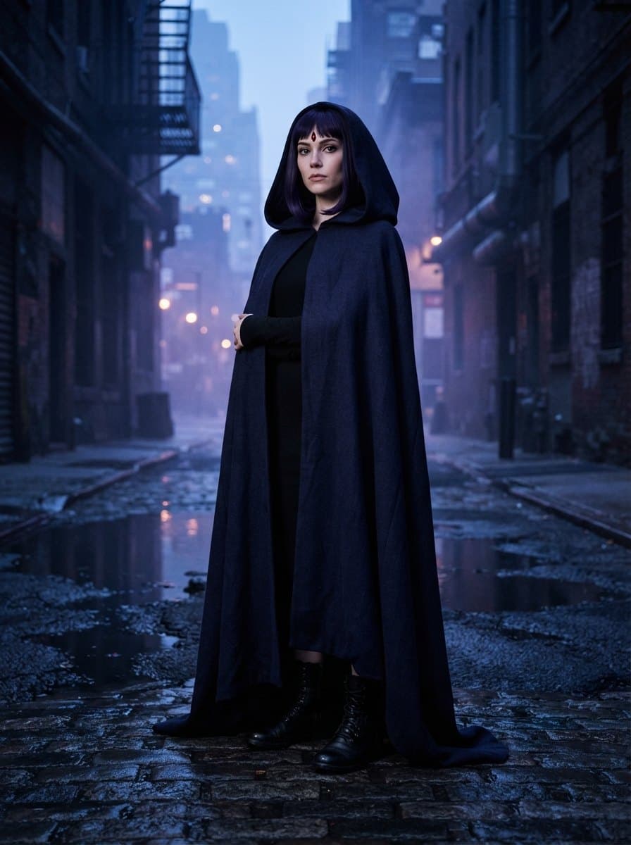 Raven (Titans) costume — example look