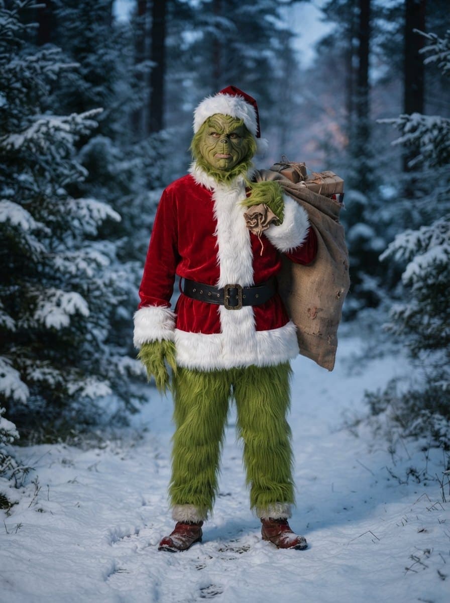 Realistic Grinch costume