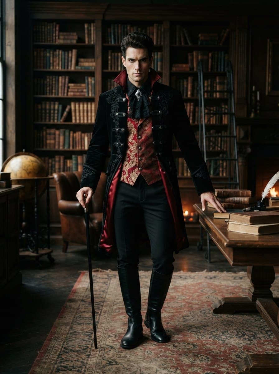 Red and Black Costumes costume — example look