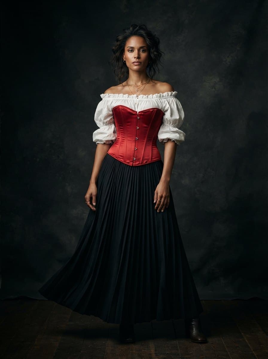 Red Corset costume