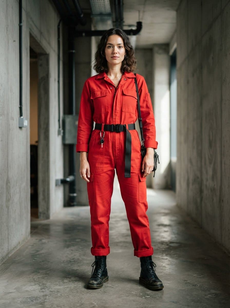 Red Jumpsuit costume — example look