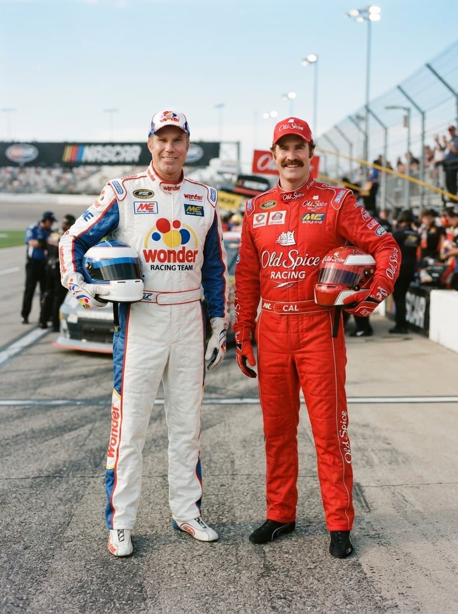 Ricky Bobby and Cal Naughton Jr. costume