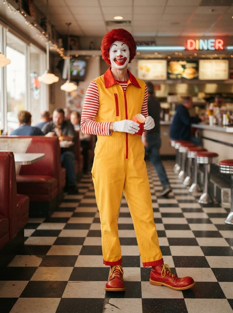 Ronald McDonald costume