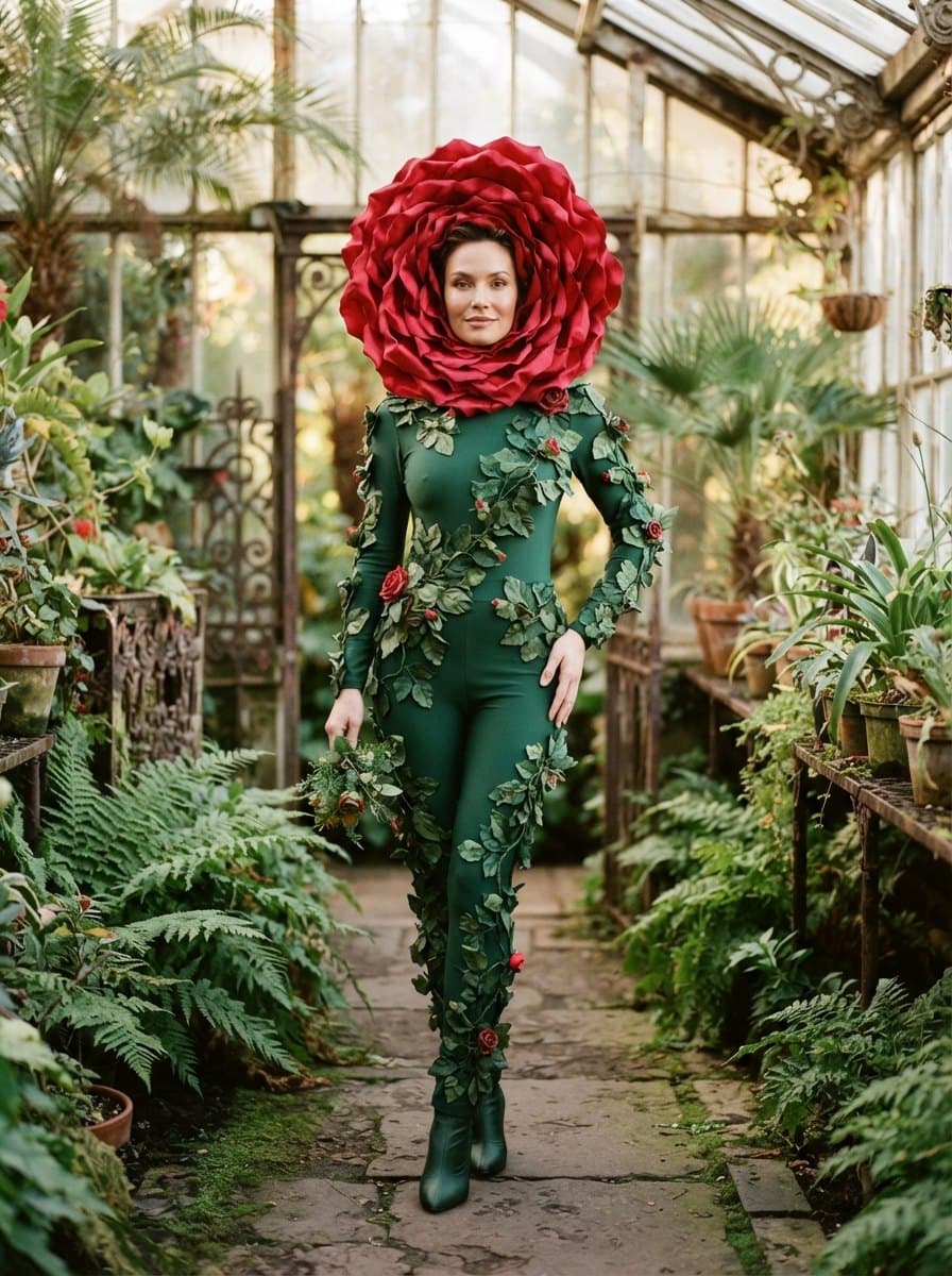 Rose costume — example look
