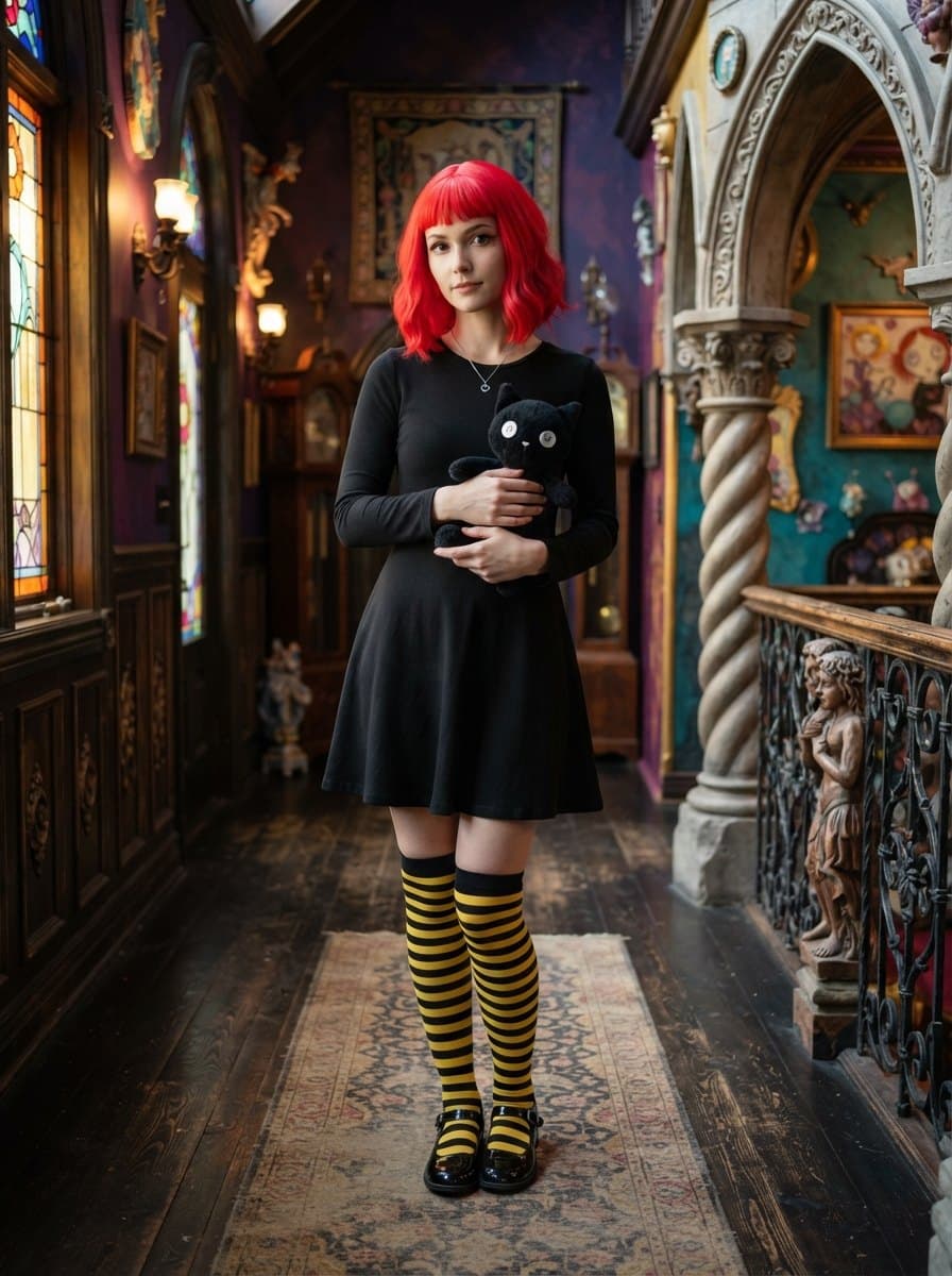 Ruby Gloom costume — example look