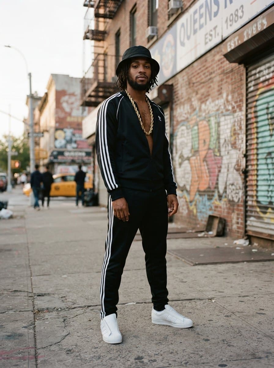 Run-D.M.C. costume — example look