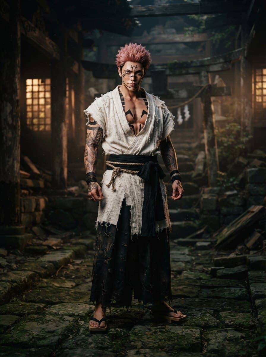 Ryomen Sukuna costume — example look