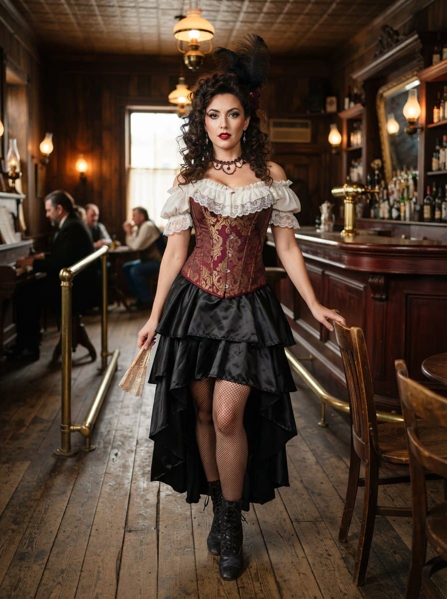 Saloon Girl costume