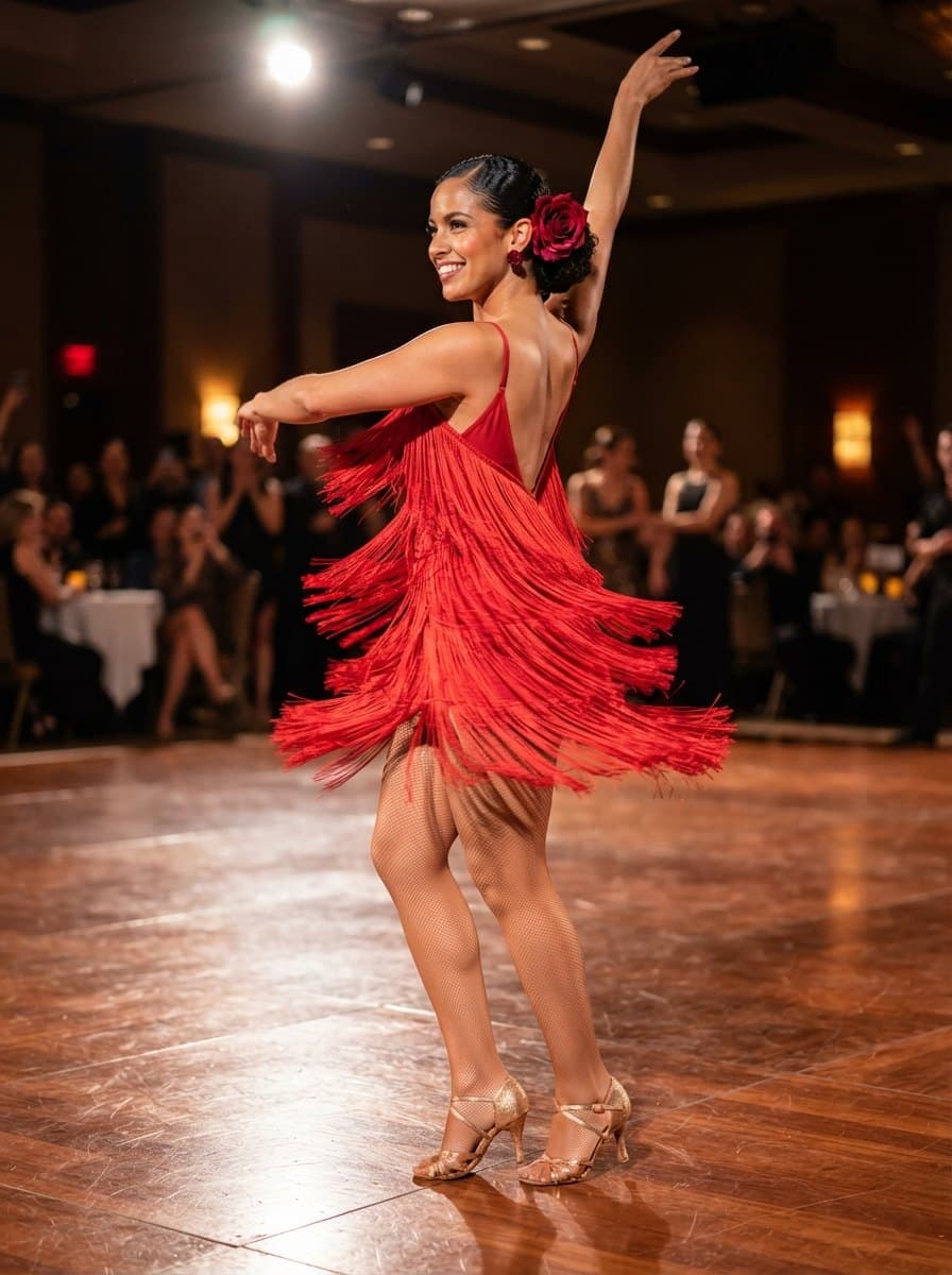 Salsa Dancer costume — example look