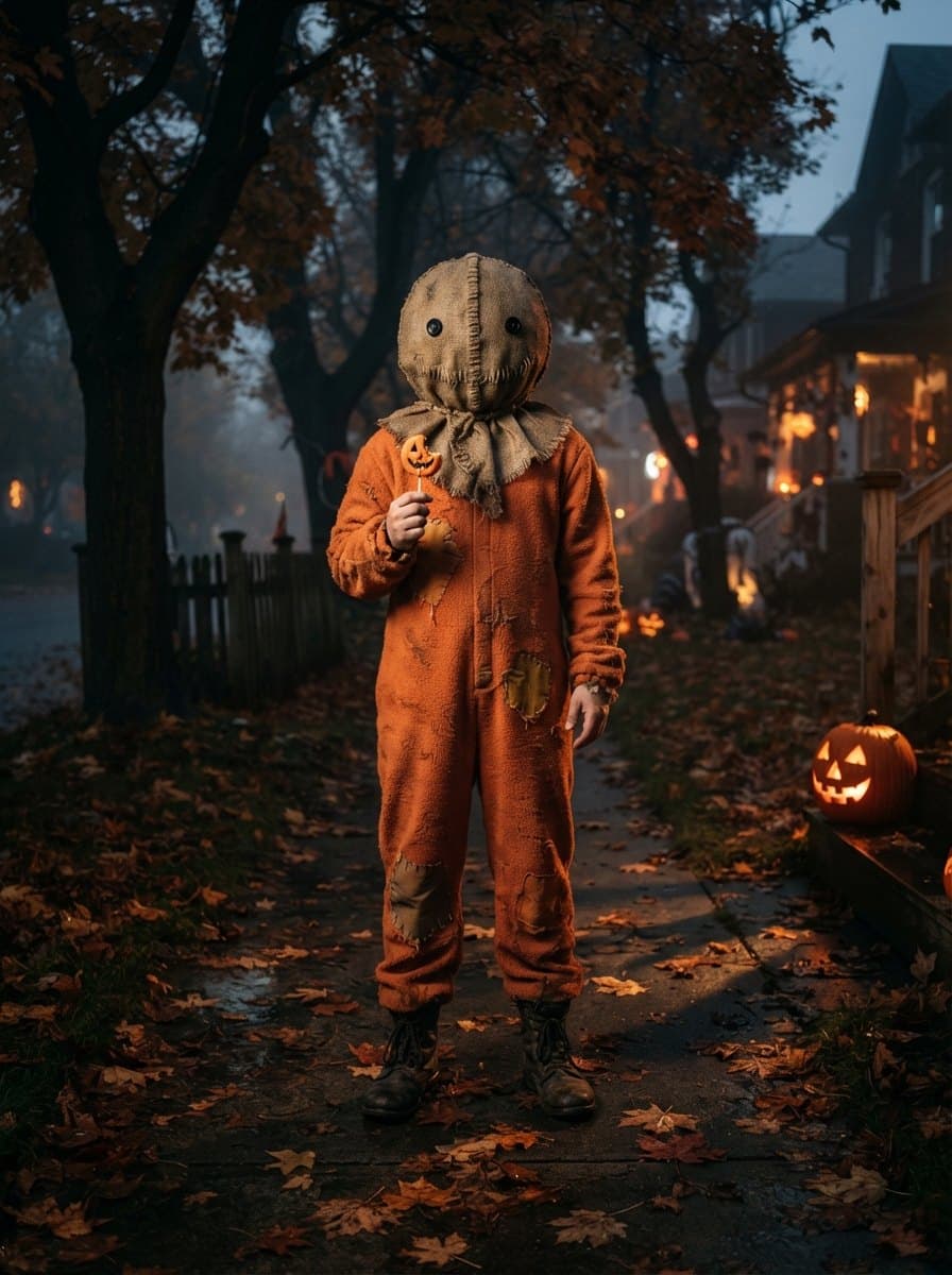 Sam from Trick 'r Treat costume — example look