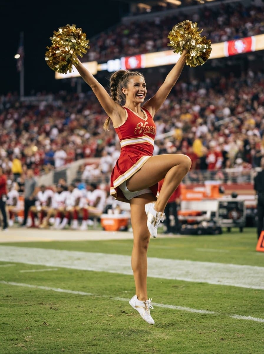 San Francisco 49ers Cheerleader costume