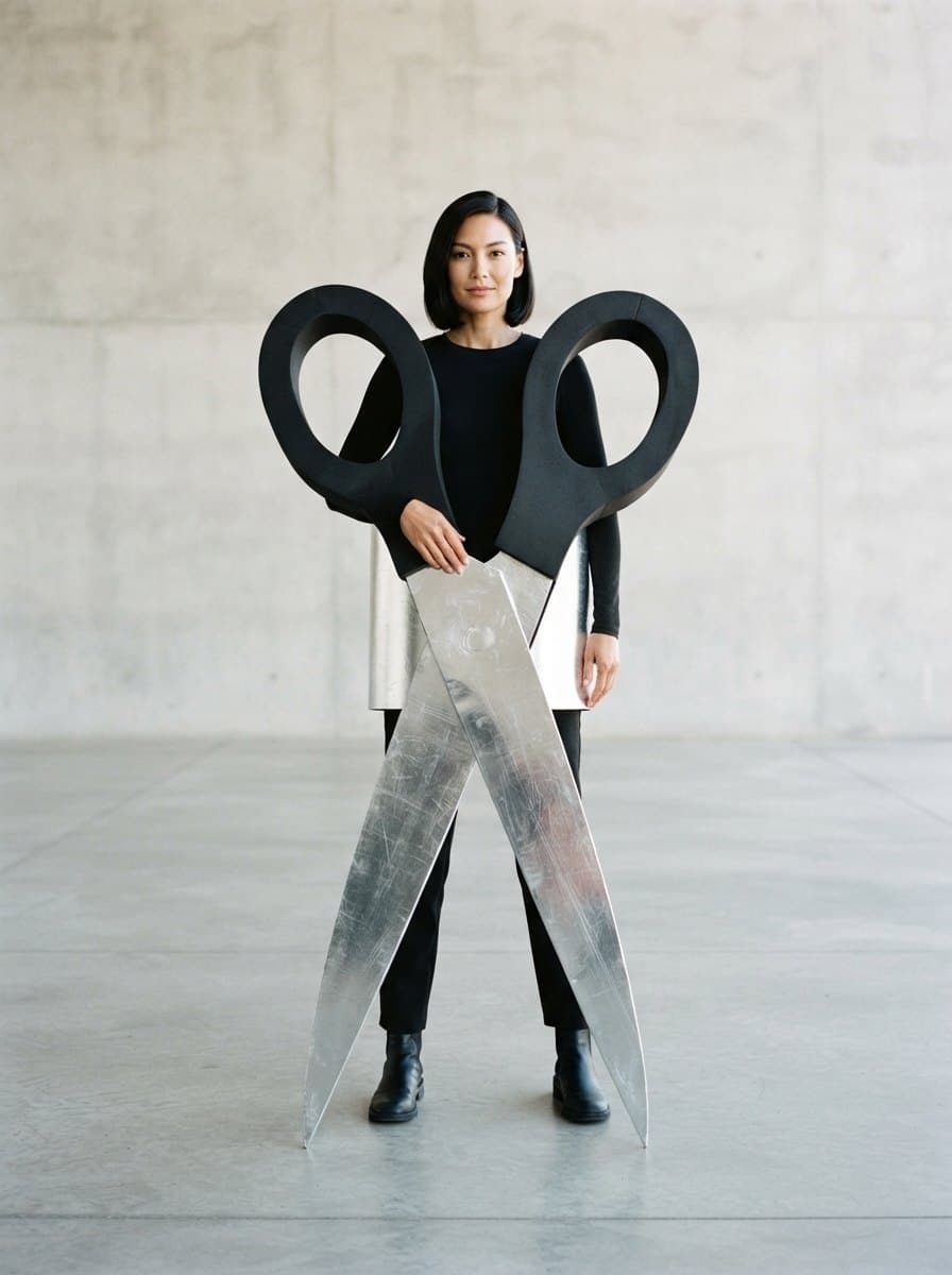 Scissors costume — example look