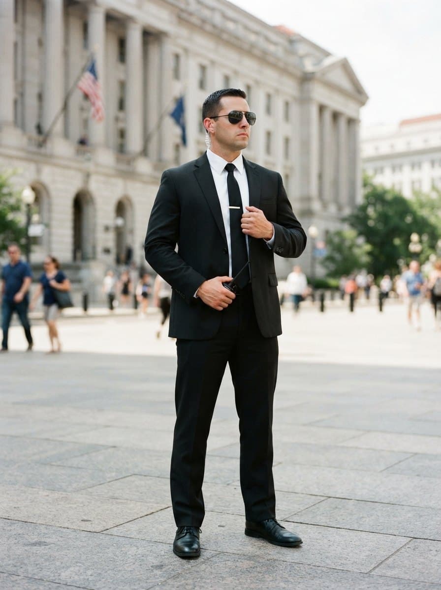 Secret Service costume — example look