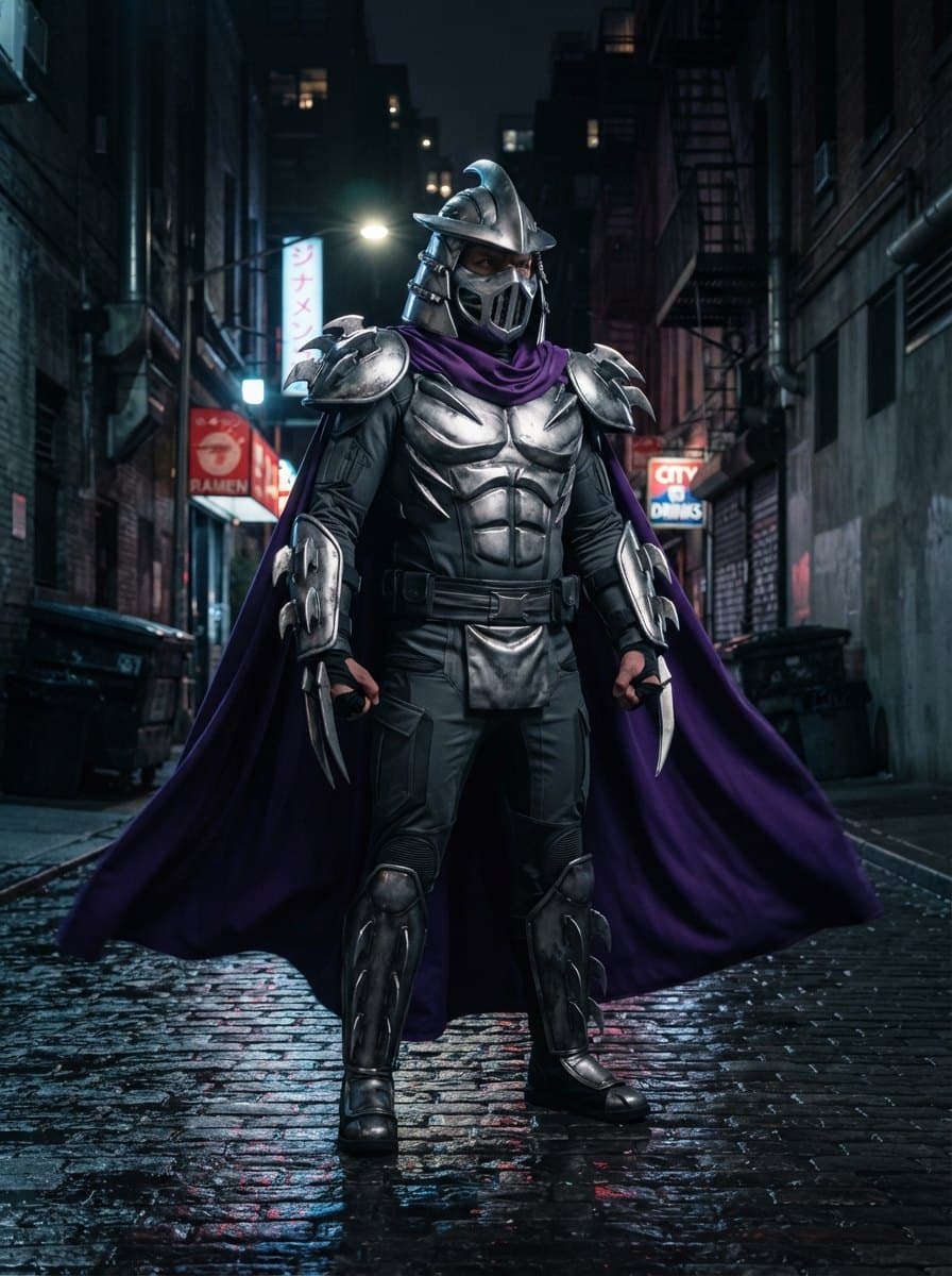 Shredder costume — example look