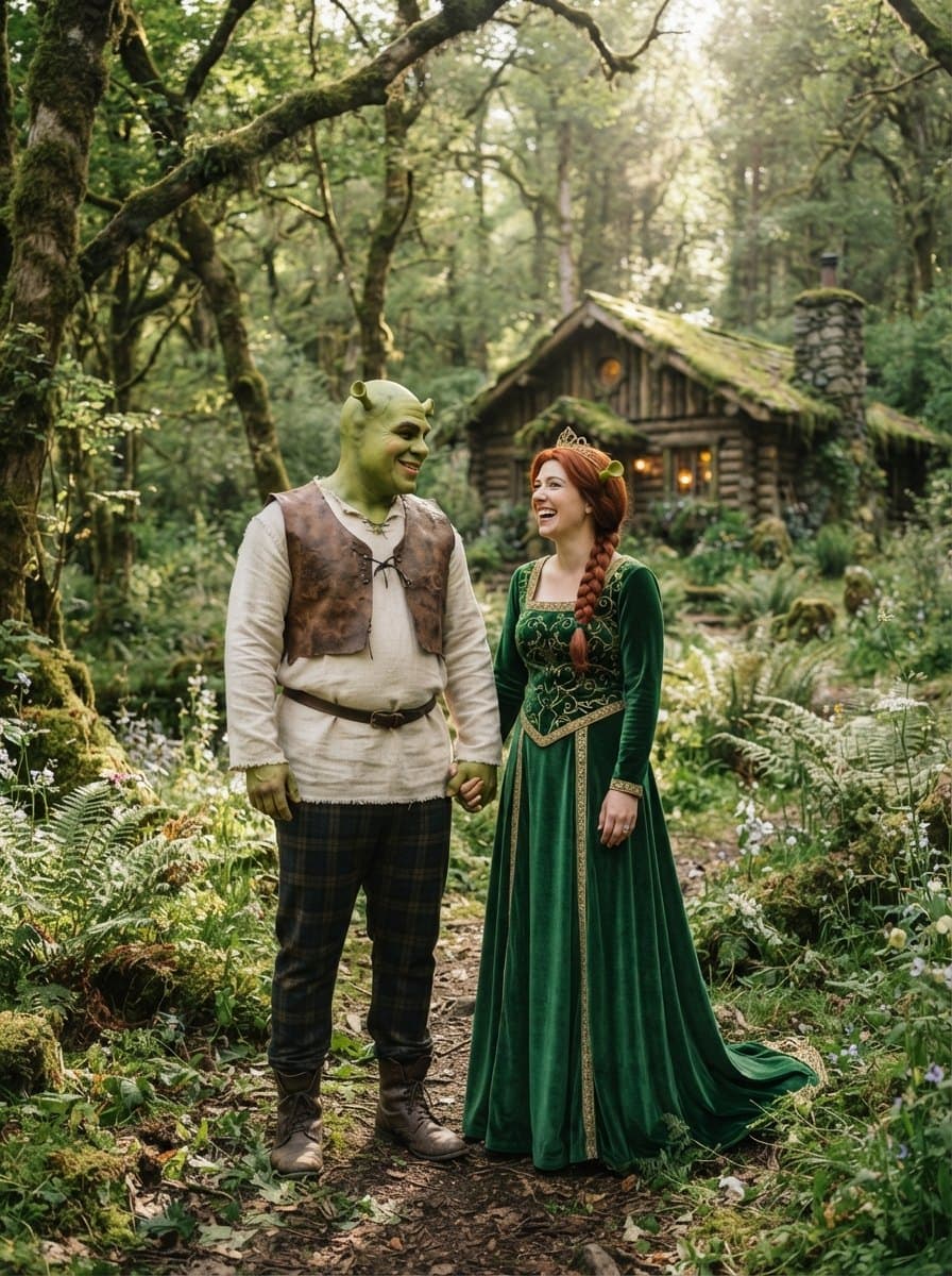 Shrek and Fiona costume
