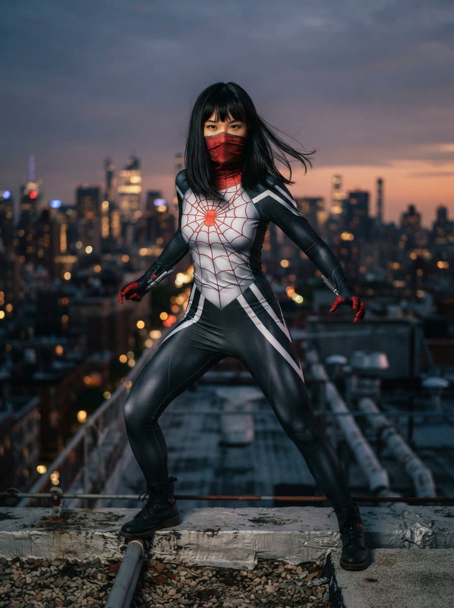 Silk costume