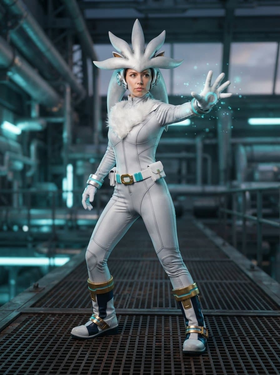 Silver the Hedgehog costume