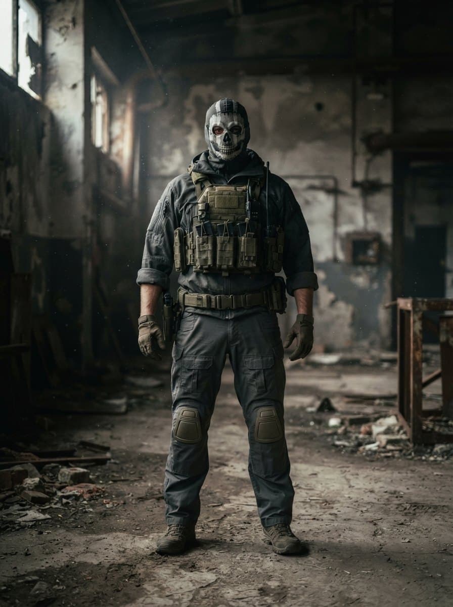 Simon 'Ghost' Riley costume — example look